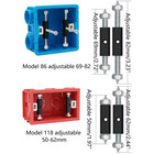 10pcs Wall Switch Socket Cassette Repair Kit With Screws And Wrench - New