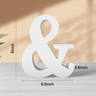 8 Inch White Wood Letters Unfinished Wood Letters For Wall Decor Decorative Stan