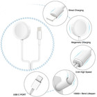 For Apple Iphone Watch Iwatch 3 In 1 Magnetic Type C Charger Cable Charging Cord