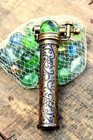 Antiqued Brass Kaleidoscope With Marble Eyepiece Classic Best Gift Kaleidoscope