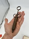 Vintage Veterinary Large Brass Dose Syringe Rare
