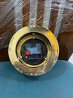 Vintage Brass Porthole Clock  Nautical Maritime Wall D  cor  Quartz Movement 