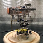 Classic Vintage In-12 Nixie Tube Clock Kit Diy Unassembled W  Glass Case Remote