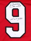 Bobby Hull Signed Chicago Blackhawks Red Jersey Inscribed  hof 1983   jsa Coa 