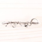 Large Rare Antique Shiebler Sterling Wrapped Guard Sword Pin   Brooch  2117