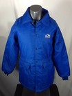 Vintage 80s Anheuser Busch Beer Nylon Snap Up Jacket Men   s Size  medium  Usa