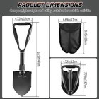 Military Style Folding Shovel And Outdoor Tool