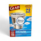 Glad Small 4-gallon Twist-tie White Trash Bags  Fresh Clean Scent - 156 Count
