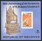 Maldives 749 Perf imperf Sheets mnh michel Bl 50a-50b  Qe Ii Coronation-25 1978 