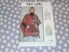 Mccall s 8347 Misses  Poncho cape With Variations  Pattern-new Uncut-16-26