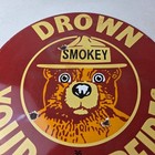 Vintage Forest Service Sign - Smokey The Bear Camping Hiking Gas Porcelain Sign