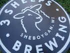 3 Sheeps Brewing Sheboygan Wisconsin Beer Metal Sign 17 1 2 Inch Original Rare