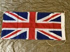 Vintage British Union Jack Flag - Ww2   1950s - Wool - Nautical Royal Navy