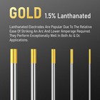 10-pk Tig Welding Tungsten Electrode 1 5  Lanthanated  040  5 32  X7   ewla-1 5 