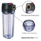 Geekpure Whole House Water Filter Housing 3 4 npt Brass Fit 10  X 2 5 -clear 