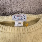 Toddler Vintage Monkey Banana Sweater Yellow Embroidery Talbots Kids 24 Months 