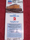 1995 Union Pacific Railroad Timetable No 2 Nebraska Utah Nevada Railway Train