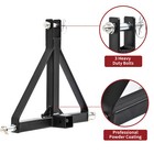 3pt 2   Receiver Trailer Hitch Tow Drawbar Adapter For Cat 1 Tractor Category 1