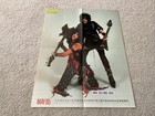 Motley Crue Vintage 1985 Shout At The Devil Era Foldout Magazine Poster Calendar