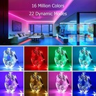 100ft Led Strip Lights  Smart Light With App Remote Control  Rgb Led Lights Colo