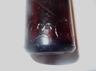 Coca-cola Vintage Embossed Amber brown Glass Soda Advertising Bottle Marked 1909
