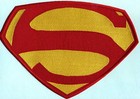 7 6  X 11  Embroidered George Reeves Superman Chest Logo Patch  Color Choice