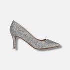 On 34th Women s Silver Jeules Pointed-toe Slip-on Pumps Shoes Size 8 5m