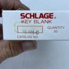  50  Schlage Original Uncut Key Blanks 50 Pack  35-101-c
