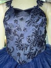 Weissman Dance Lc Tutu Ballet Dress Costume Size Large Navy Blue