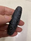 Nice Rare Tibetan Natural Old Agate Dzi  9eyed  Bead    