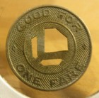 1946 Chicago  Il Rapid Transit Bus Token - Illinois