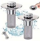 Sink Stopper Hair Catcher Bathroom Pop Up Sink Drain Strainer Filter Plug Lot
