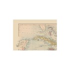 Historic Map - West Indies - Black 1867 - Vintage Wall Art