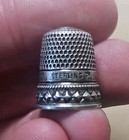 Lot Of 3 Vintage Sterling Silver Engraved Thimbles  Total Of 11 3 Grams Lovely