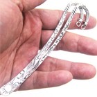 Bookmarks With Loop Sun Star Silver Tone Metal For Book Reading Jewelry Findings