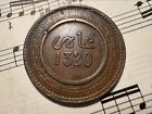 Morocco 10 Mazunas 1320 1902 Y17 3 Br Fes Small Letters Coin Alignment Very Rare