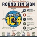 Big 10-4 Cb Radio Truck Radio Ten Four Graphic Vintage Style Tin Sign 12in