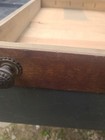 Vintage Clark s O n t  Wood Spool Cabinet Drawer 20 3 4 X 13 1 4 X 2 1 2    3