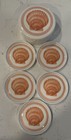 Roger Bucklin Vintage Coasters Set Of 5 W holder Shell Melamine