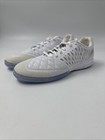 Nike Lunargato Ii    white Chrome    Indoor Soccer Cleats 580456-105 Mens Size 11