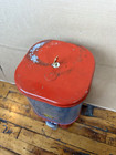Vintage Oak Acorn Gumball Candy Machine 5 Cent Tested Works With Key
