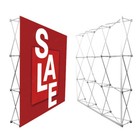 Booth Frame 8 x8  Pop Up Display Stand Aluminum Trade Show Stand  stand Only 