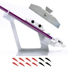 Arrow Fletching Jig - Adjust Archery Arrow Fletchings Tool Jig Kit With Clamp   
