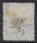 Great Britain Scott 138 Used Fine - 1902 1  Carmine   Dull Grn Issue - Cv  40