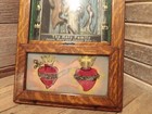 Vintage Catholic Viaticum Last Rites Shadow Box Early 1900 s Jesus Mary Joseph