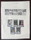 1997 Britain Most Mnh Stamps Lot Album Page National Trust Centennial Springtime