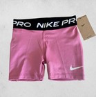 Nike Girl s Nike Pro Performance Shorts Sizes 6   6x Pink New Compresion Shorts