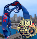2026  run 1000 Miles Challenge  Finishers Spinner Medal Running 1k Run Club