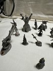  lot Of 34  91 Gallo Pewter Dragon Hologram Figurine   Spoontiques Wizards magic