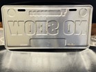 Vintage Original George Jones Country Music Concert Tour Metal License Plate Tag
